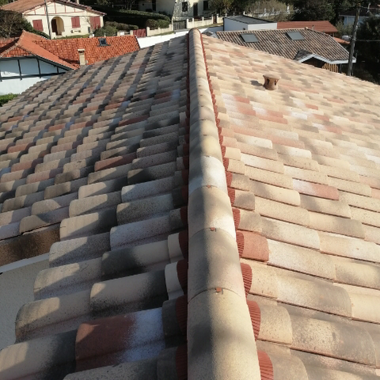 Toiture en chantier